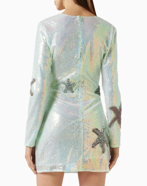 Leslie Amon Mermaid Skin Dress - Iridescent
