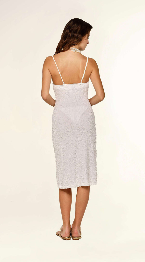 Leslie Amon Paloma Maxi Dress - White