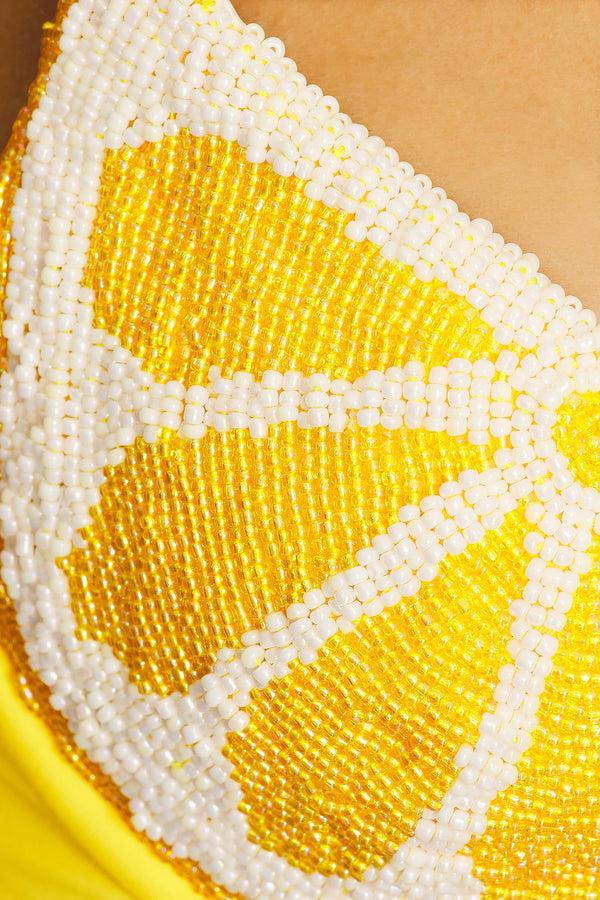 Leslie Amon PRE ORDER Lemon Bra Bikini Set