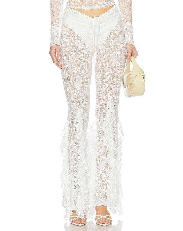 Leslie Amon Ruffle Pants