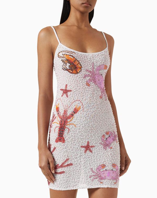 Leslie Amon Seafood Mini Dress