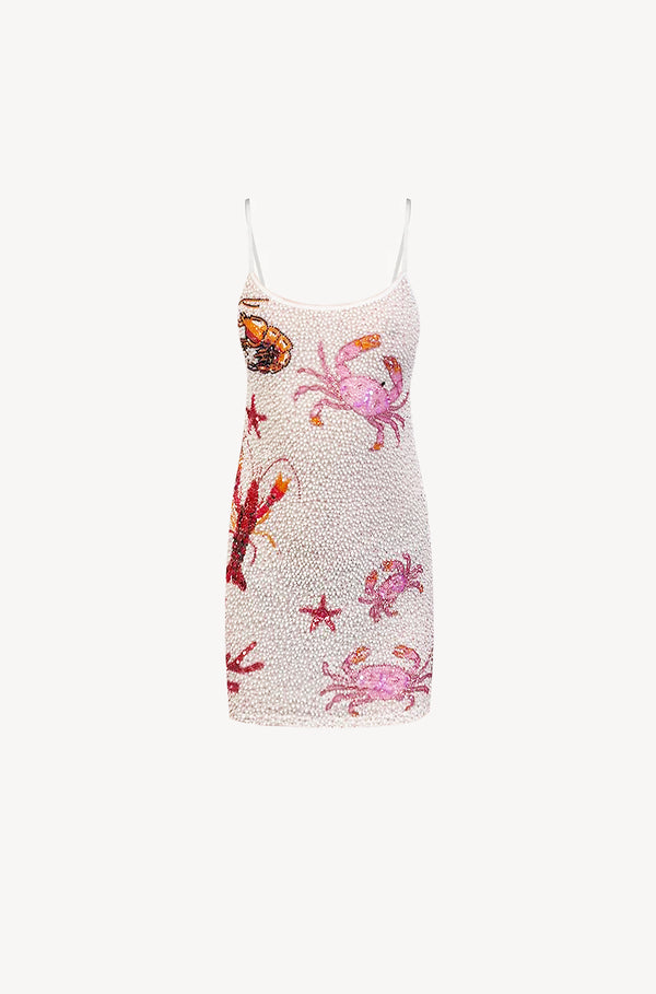 leslie amon Seafood Mini Dress