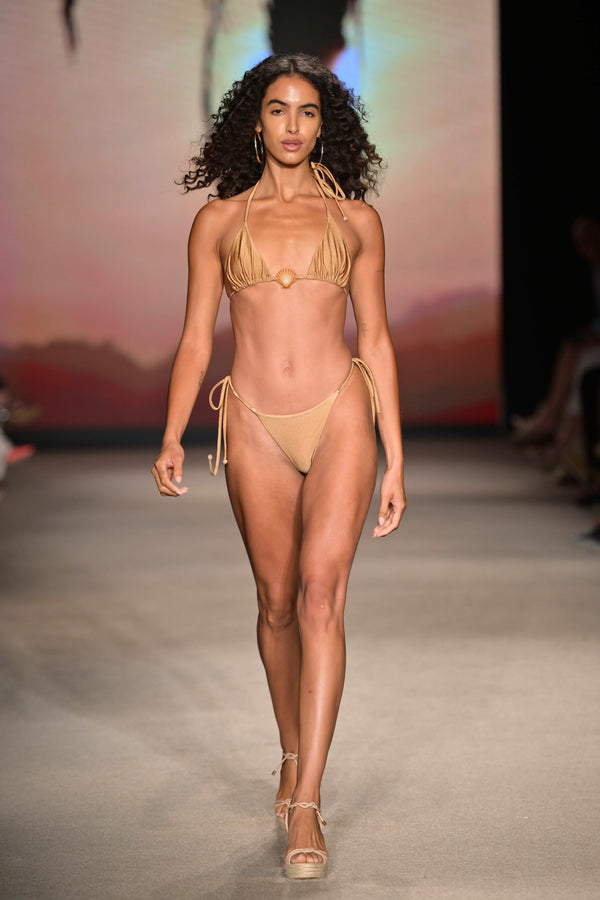 Leslie Amon Shell Bikini Set