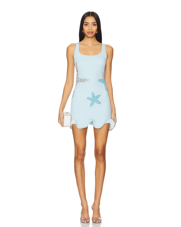 Leslie Amon Starfish Dress - Blue
