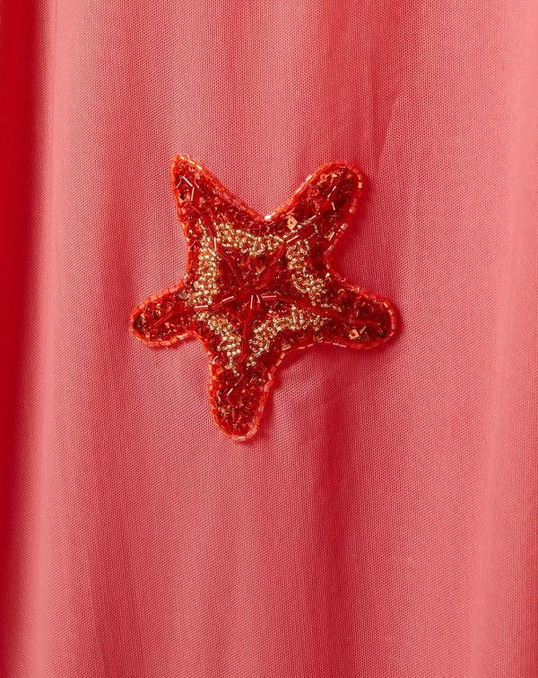 Leslie Amon Starfish Tank Dress - Coral