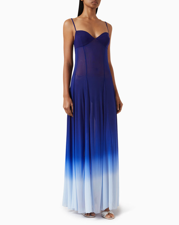 Leslie Amon Timeless Ombre Sea Dress