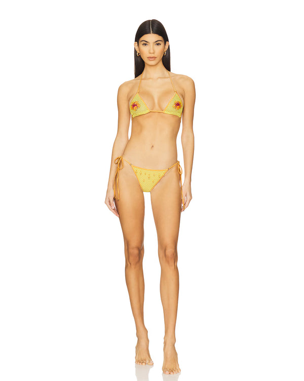 Leslie Amon Treasure Aloha Bikini Set