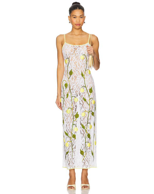 Leslie Amon Under The Lemon Tree Dress