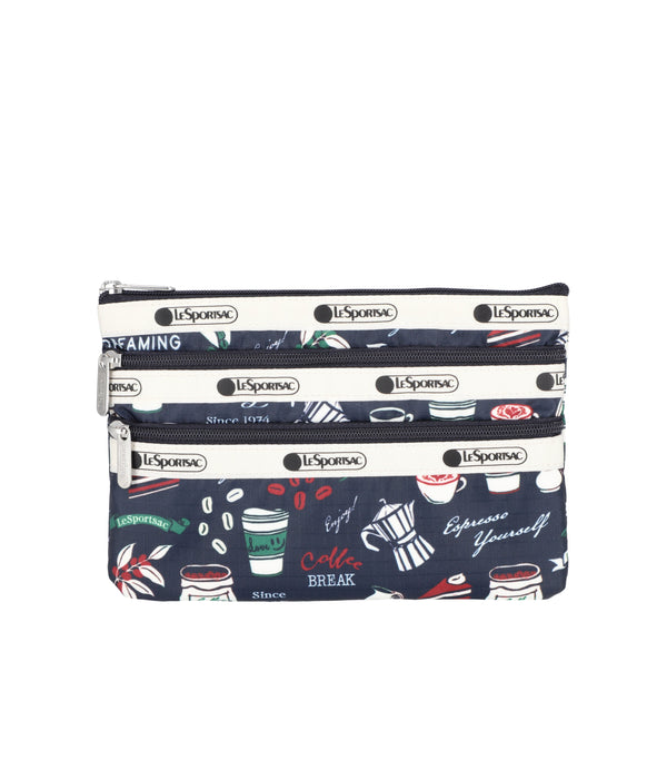 lesportsac 3-Zip Cosmetic