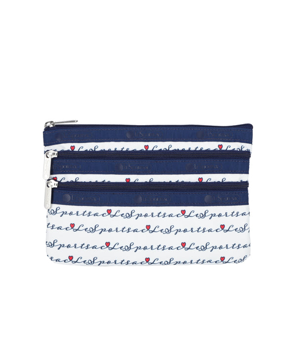 lesportsac 3-Zip Cosmetic