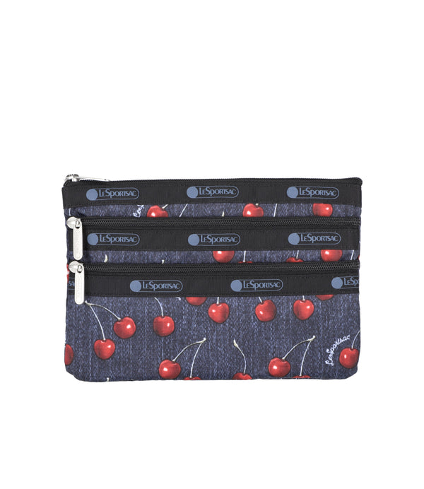 lesportsac 3-Zip Cosmetic