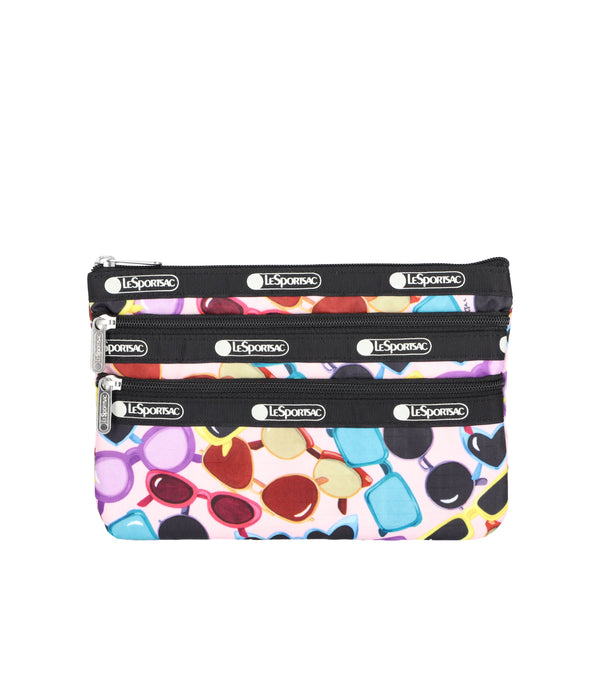 lesportsac 3-Zip Cosmetic