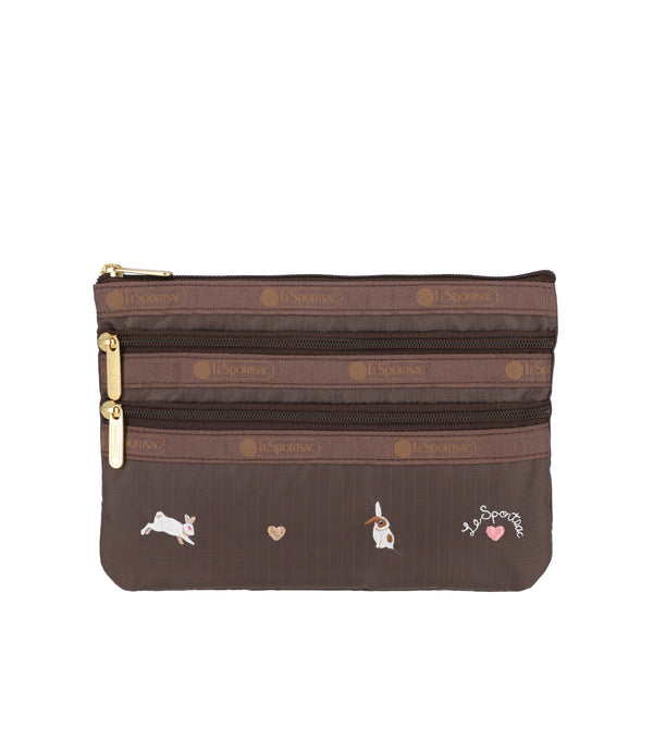 lesportsac 3-Zip Cosmetic