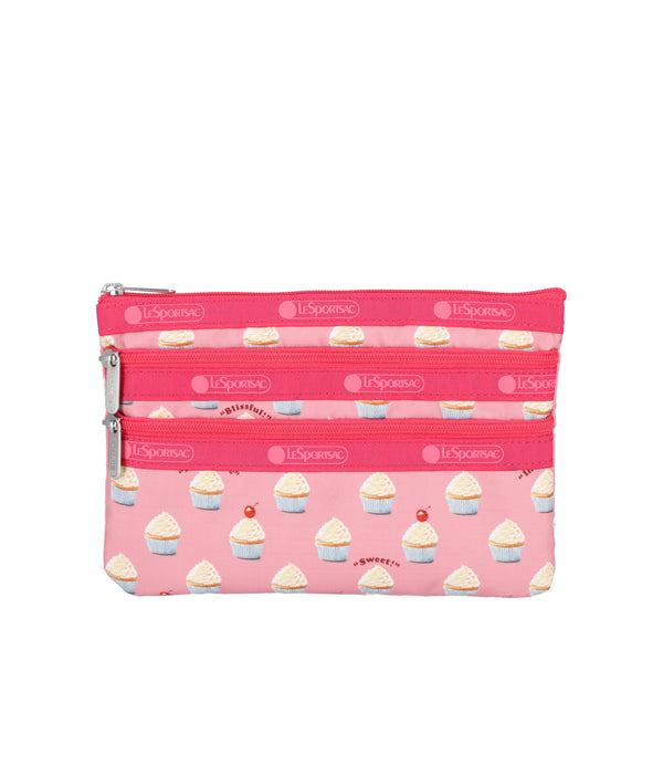 lesportsac 3-Zip Cosmetic