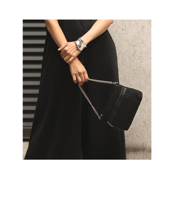 Lesportsac Chain Crochet Clutch