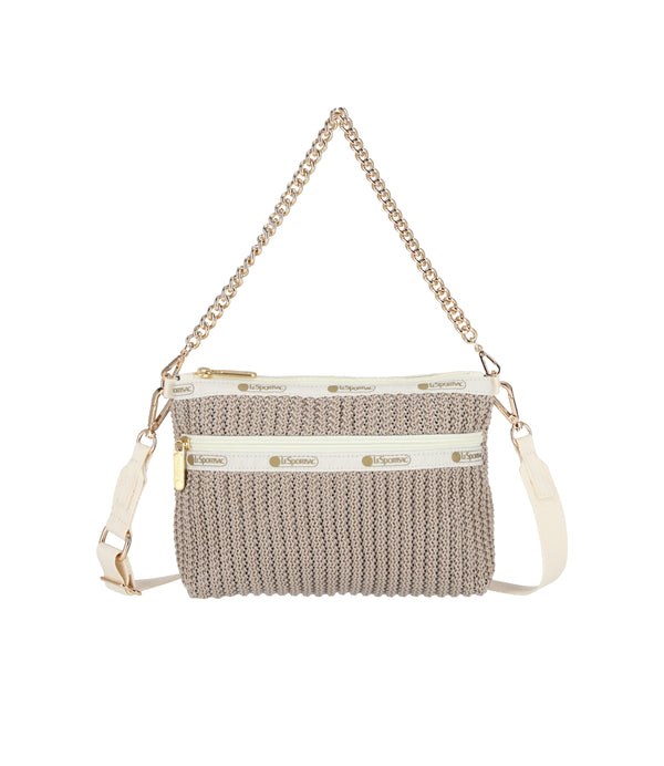 lesportsac Chain Crochet Clutch