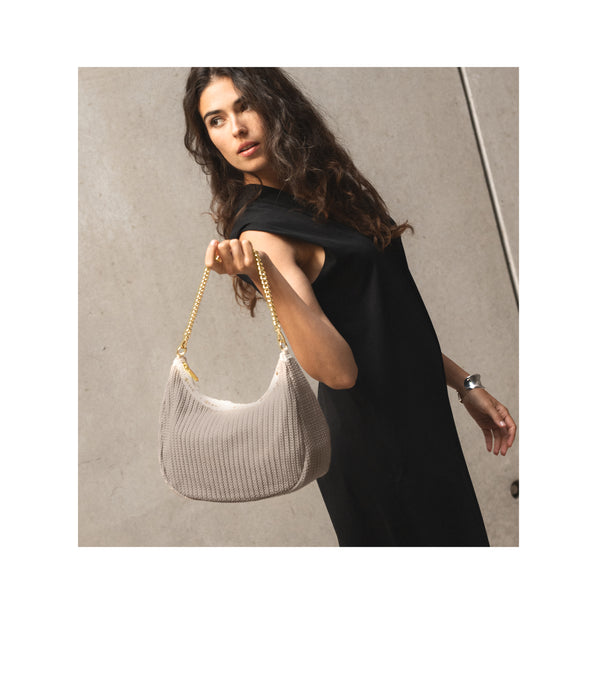 Lesportsac Chain Crochet North/South Hobo