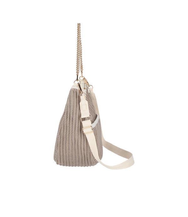 Lesportsac Chain Crochet North/South Hobo