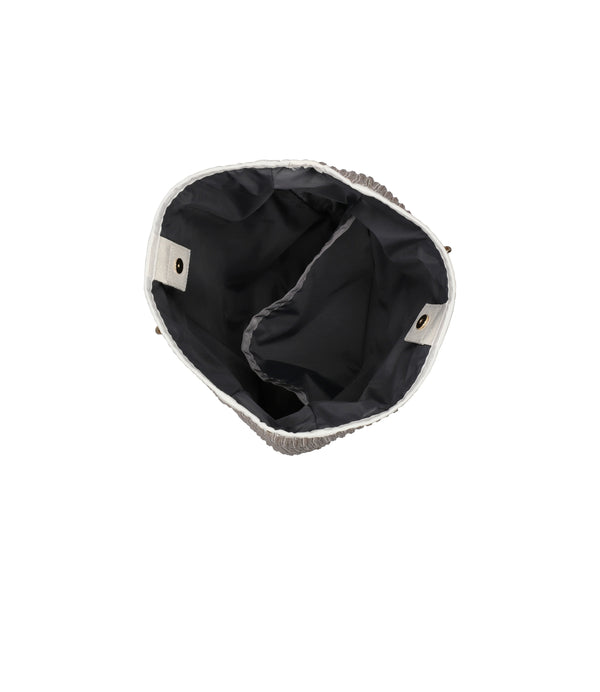 Lesportsac Chain Crochet North/South Tote