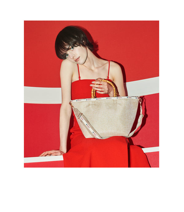 Lesportsac Medium Bamboo Tote With Strap