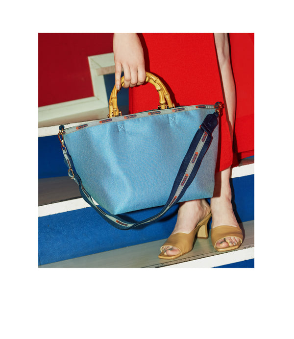 Lesportsac Medium Bamboo Tote With Strap