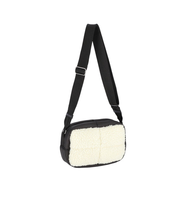 Lesportsac Puffy Sherpa Cube Crossbody