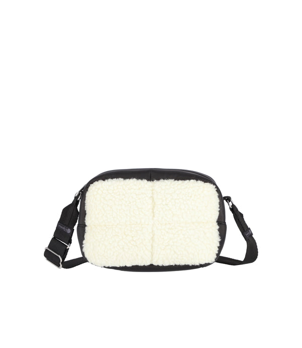 lesportsac Puffy Sherpa Cube Crossbody