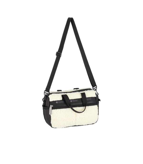 Lesportsac Puffy Sherpa Mini Duffel