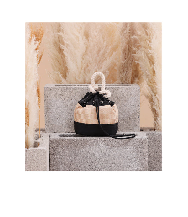 Lesportsac Raffia Mini Bucket