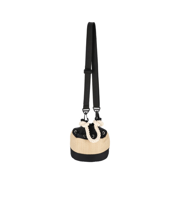 Lesportsac Raffia Mini Bucket