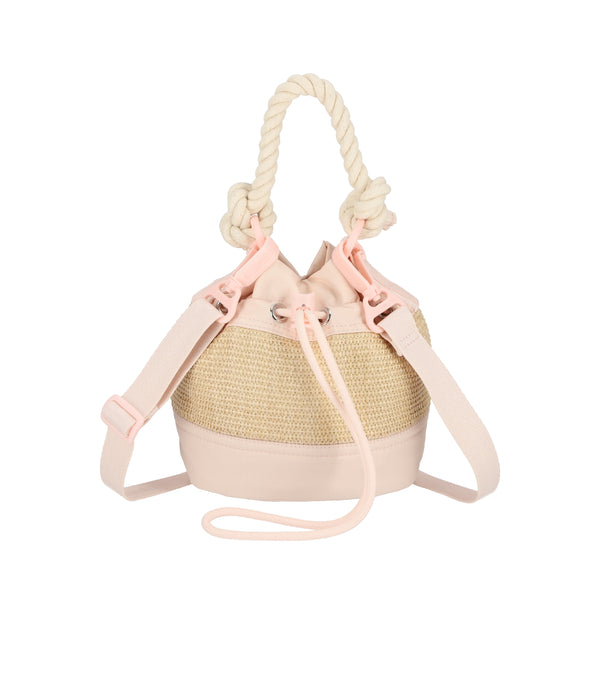 lesportsac Raffia Mini Bucket