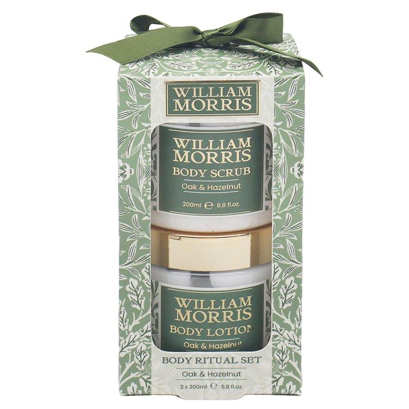 Lesser & Pavey ACORN BODY SCRUB & LOTION Wm. MORRIS OAK & HAZELNUT LP76394