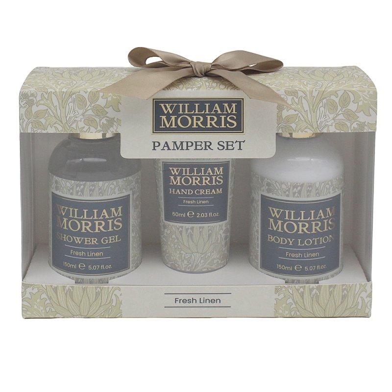 lesser & pavey ARTICHOKE PAMPER SET Wm. MORRIS FRESH LINEN LP76294