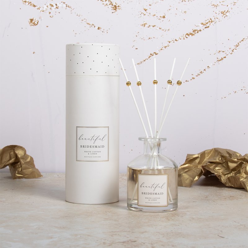 lesser & pavey BEAUTIFUL BRIDESMAID DIFFUSER WHITE COTTON & LINEN - 200ML LP49741
