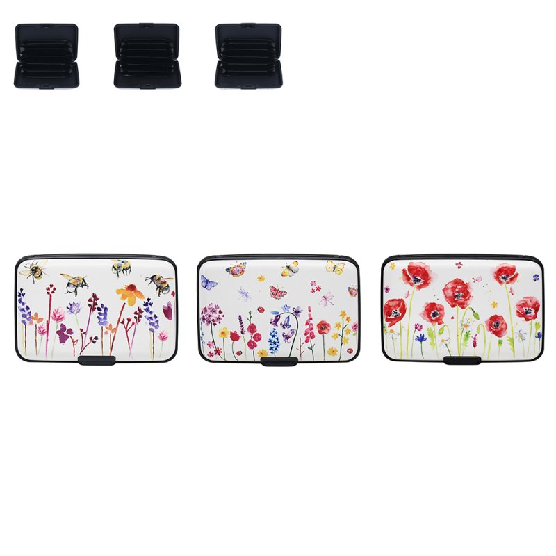 lesser & pavey CREDIT CARD PROTECTORS 3 ASST JENNIFER ROSE LP49359