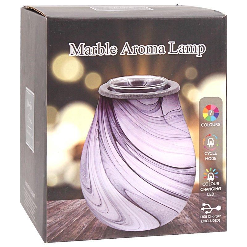 Lesser & Pavey DESIRE AROMA LAMP MARBLE COLOUR CHANGE LP76298