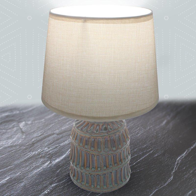 lesser & pavey ELEMENTS TABLE LAMP - GREEN 34CM LP75155