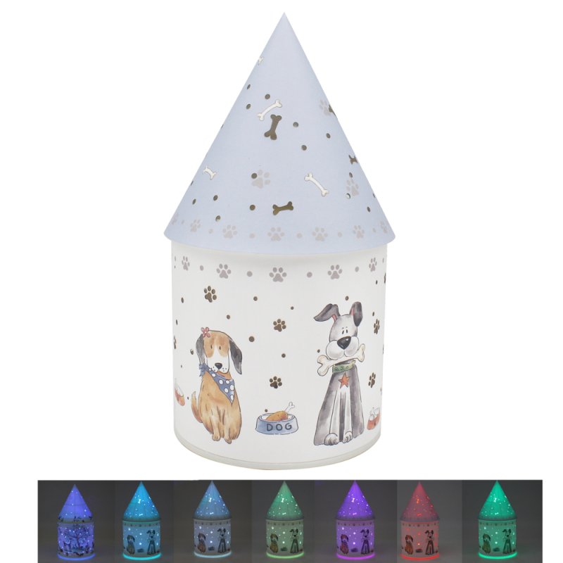 lesser & pavey FAITHFUL FRIENDS DOG LED HOUSE LP74439