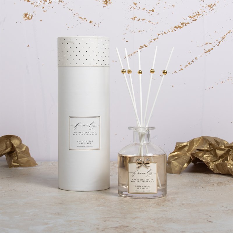 lesser & pavey FAMILY LIFE DIFFUSER 200ML WHITE COTTON & LINEN LP49287