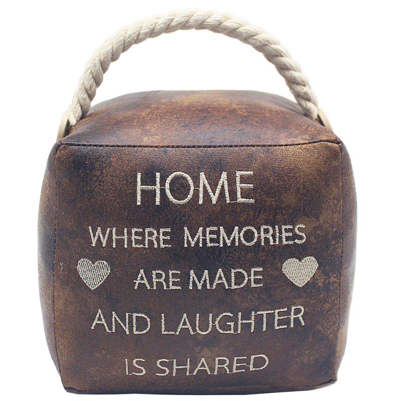 lesser & pavey FAUX LEATHER MEMORIES DOORSTOP LP73362
