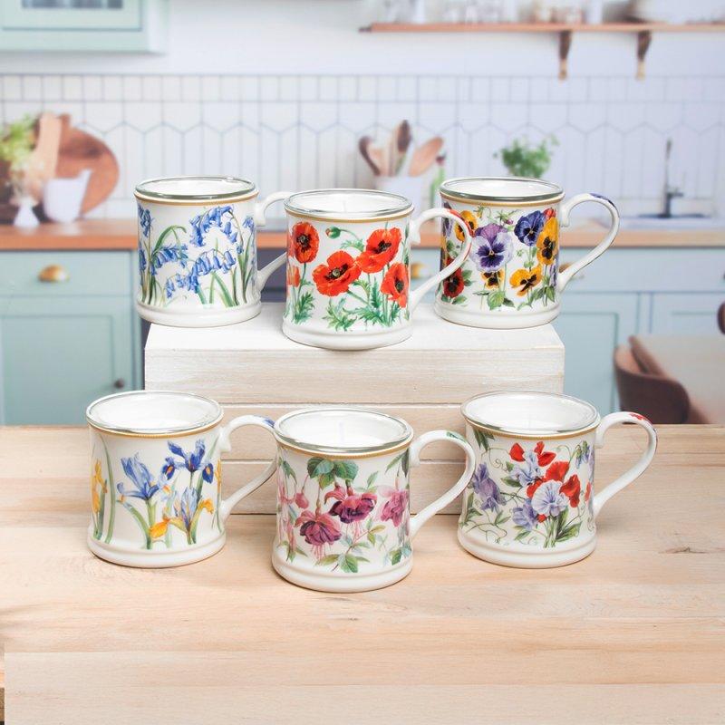 lesser & pavey FLORAL CANDLE GIFT SET 6 ASS 6 ASST LP76670