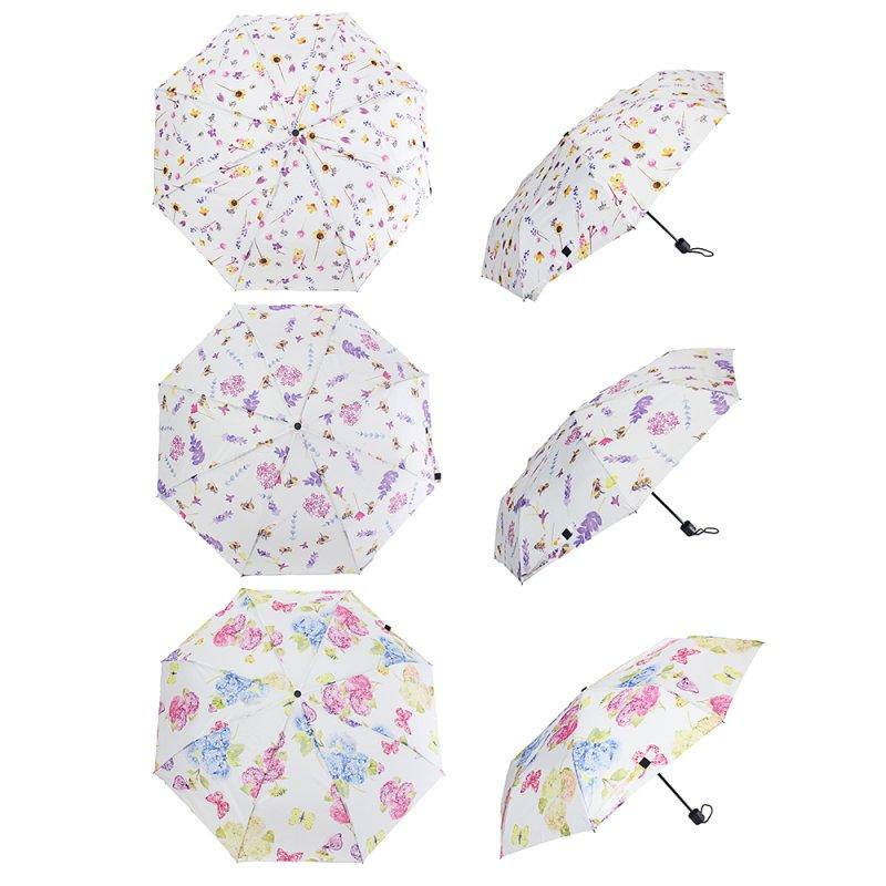 lesser & pavey FLORAL FOLDING UMBRELLA 3A JENNIFER ROSE LP74152
