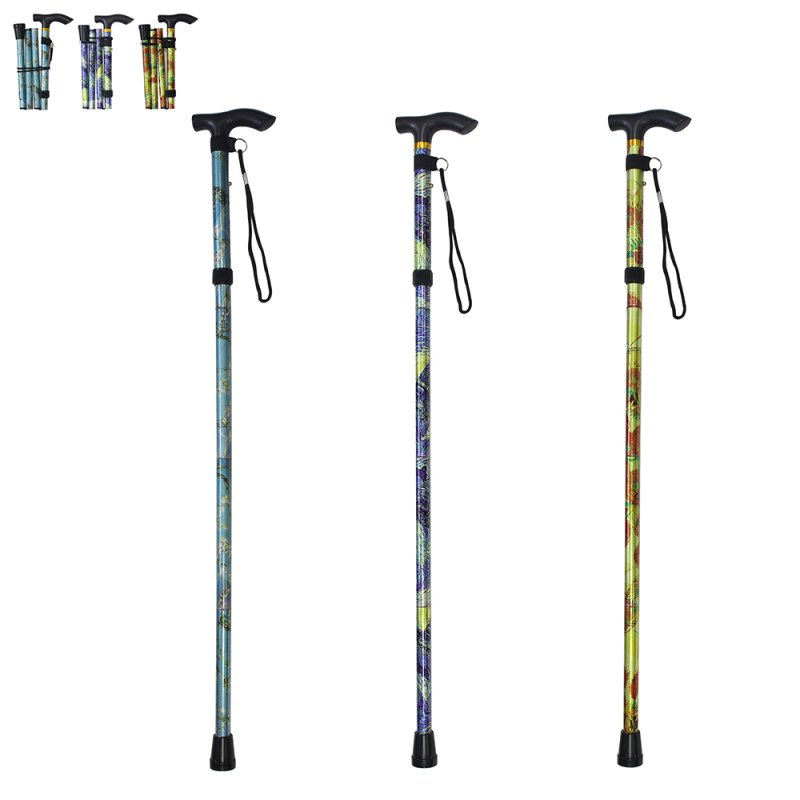 lesser & pavey FOLDING WALKING STICK 3ASST VAN GOGH LP74698