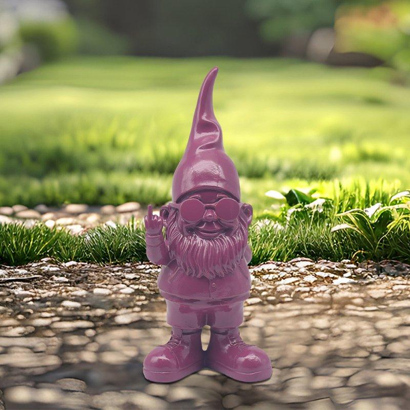 lesser & pavey GNOMES BEHAVING BADLY PURPLE 15CM LP75268