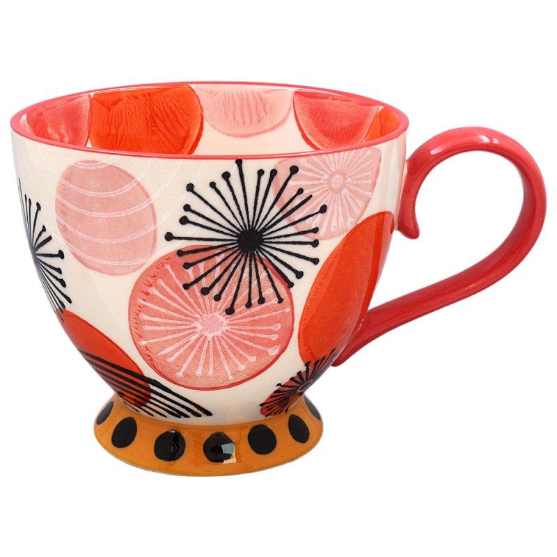 lesser & pavey HAND PAINTED FOOTED MUG UNBOXED LP74735