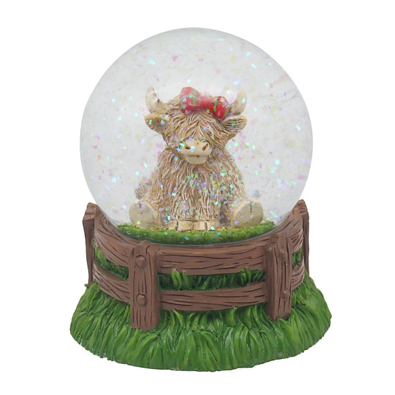 Lesser & Pavey HIGHLAND COW TARTANBOW WATGLOB LP75328