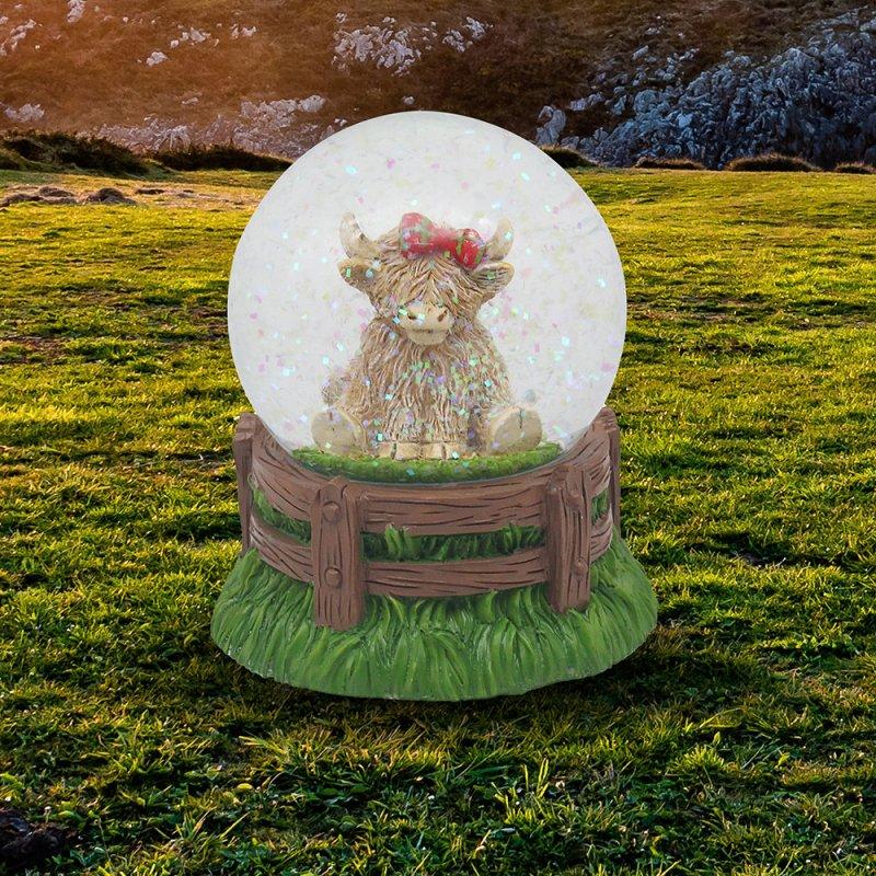 lesser & pavey HIGHLAND COW TARTANBOW WATGLOB LP75328