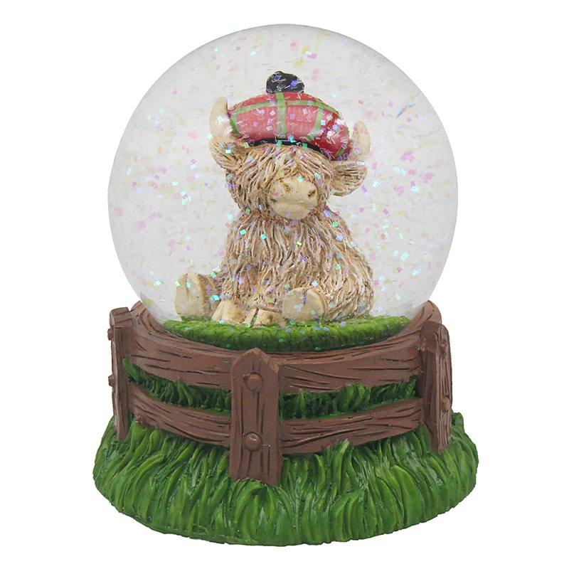Lesser & Pavey HIGHLAND COW TARTCAP WATERGLOB LP75330