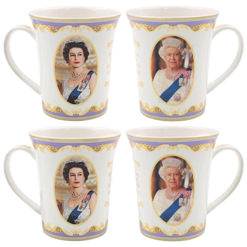 lesser & pavey HM QUEEN ELIZABETH II MUG SET2 LP18204
