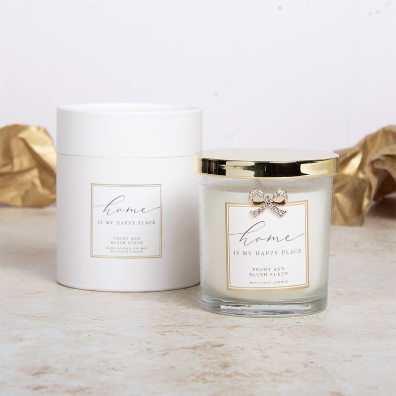 lesser & pavey HOME CANDLE PEONY & BLUSH SUEDE - 30HRS LP49292